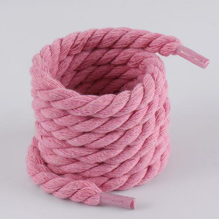 free ship 120cm 140cm and 160cm bold cotton linen shoelace rope sport shoe decoration shoe lace accessories 4 colors