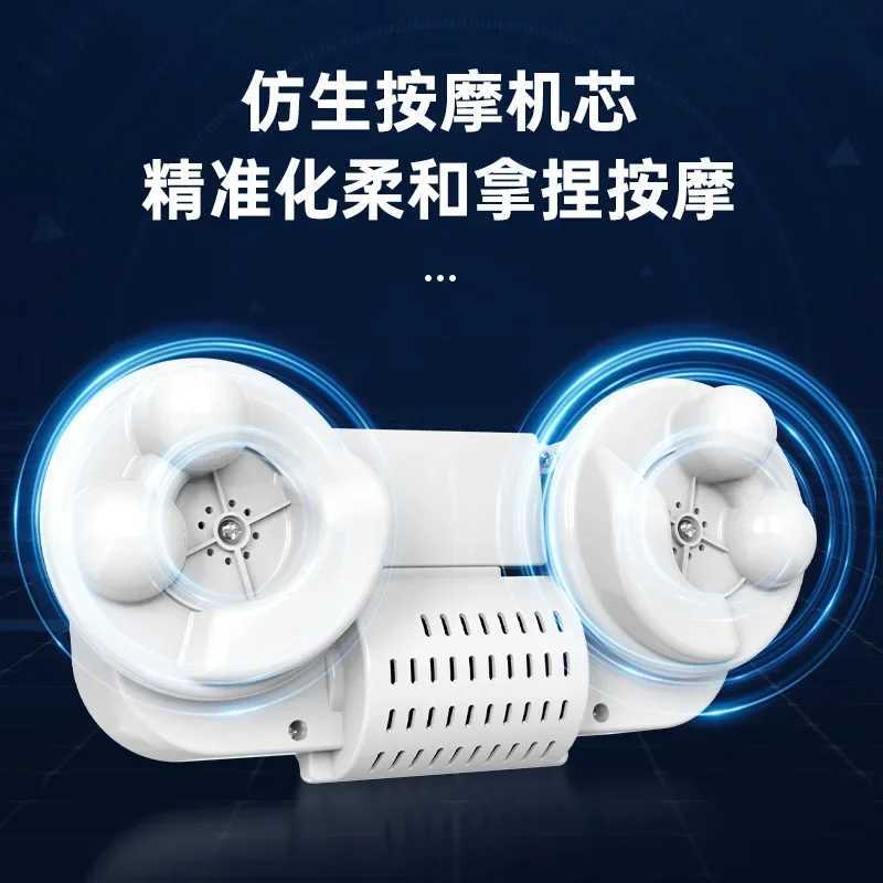 Wireless portable massage pillow for back and waist Ceramic Vertebra full body multifunctional pad detachable and washable W240819