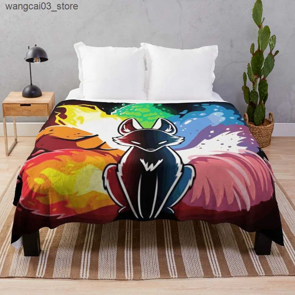 Blankets Swaddling Fox Blanket for Girls BoysCute Fox Throw Blankets for Kid Baby Nursery DecorSoft Plush Flannel Fleece Throw for Couch Bedding L2409