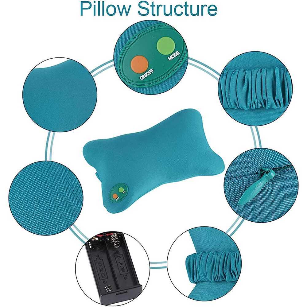 Massage pillow electric neck massager household car neck and back massager pain relief muscle relaxation W240819
