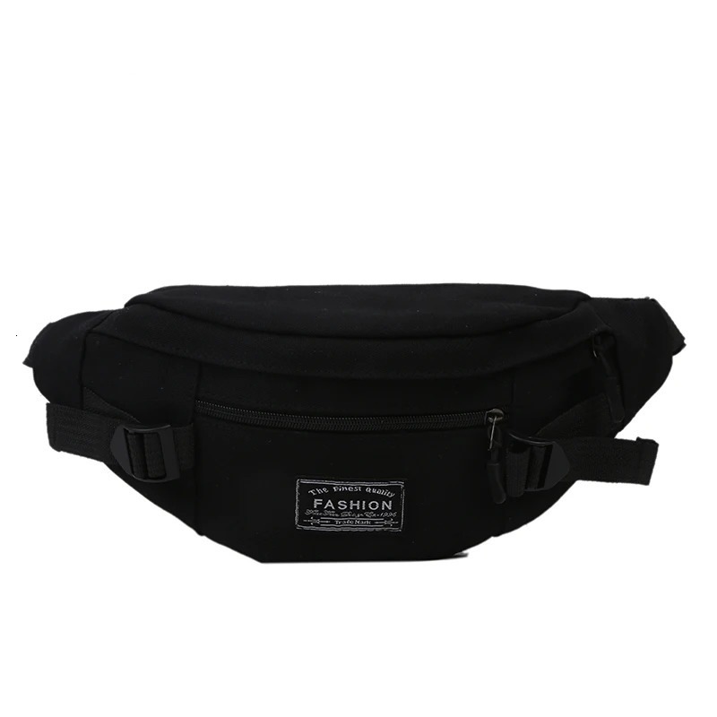Japanese Harajuku Dark Style Chest Bag Womens Full Match Waist Bag Womens Student Canvas Messenger Bag 241008