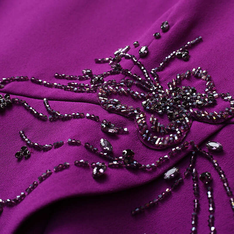 Autumn Dress 2024 New Elegant Style Love Collar High end Nail Diamond Formal Occasion Bag Hip Skirt