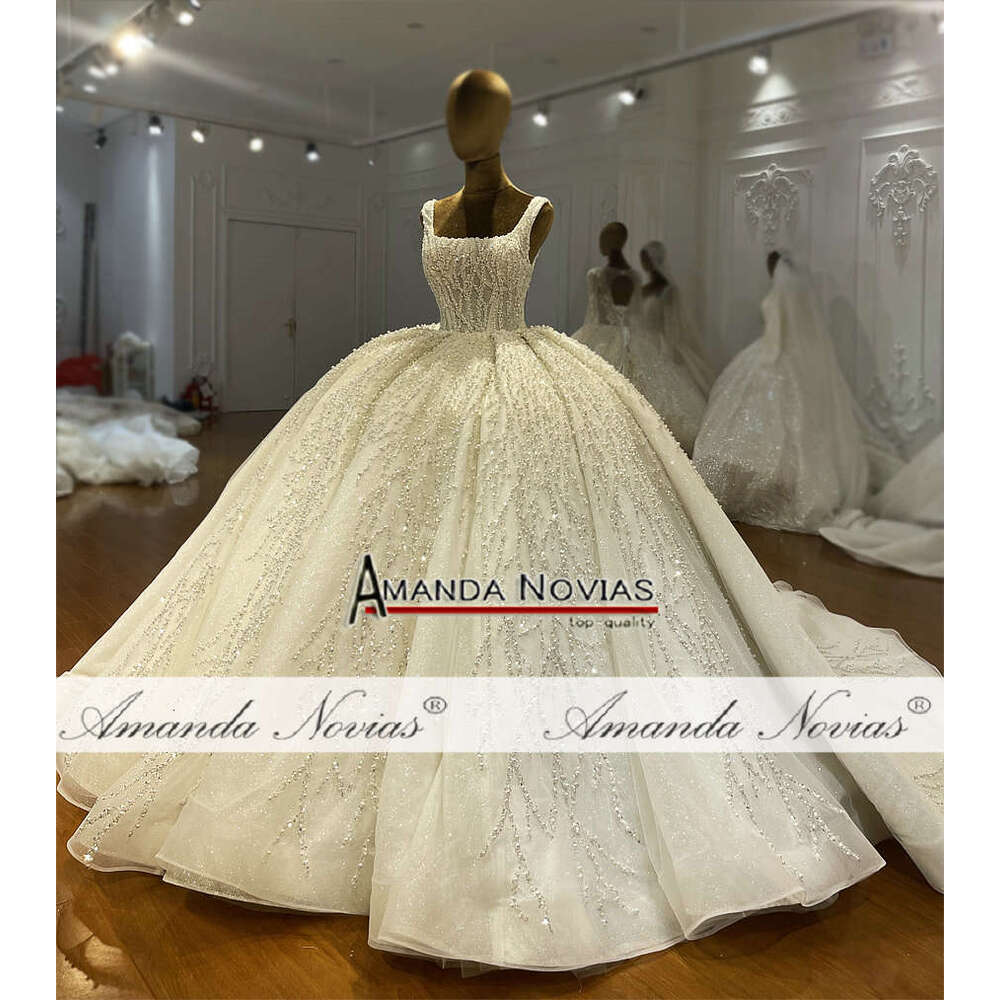 Straps Wedding Dress New Design 2024