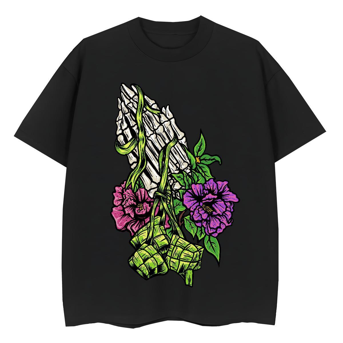 2024 Designer T-Shirts for Women 230g Cotton Breathable Short Sleeve Sports Casual skull Couples T Shirts Popular DIY Anime Polos