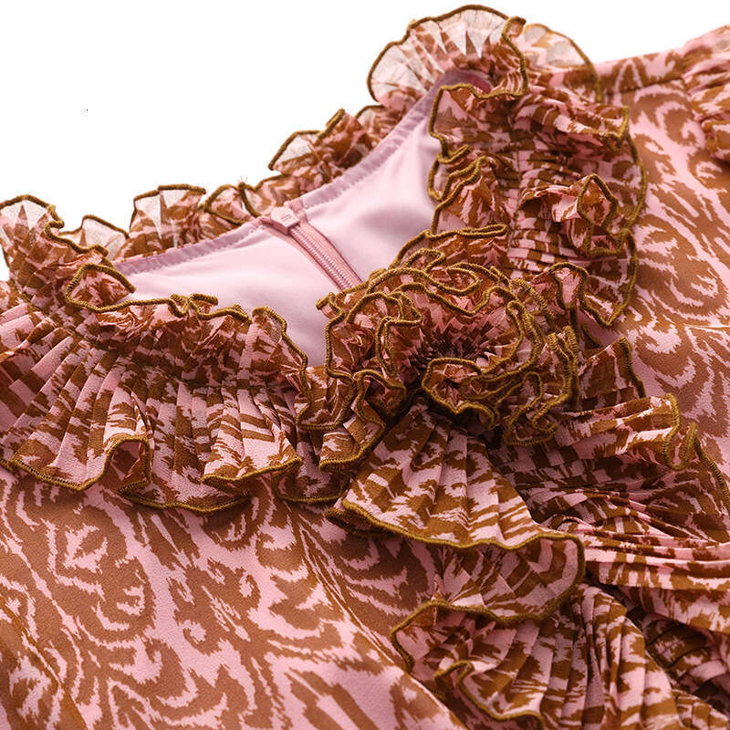 Autumn Dress for Women 2024 New Formal Occasion Bubble Lotus Leaf Edge Long Sleeves Hip Wrapping Skirt