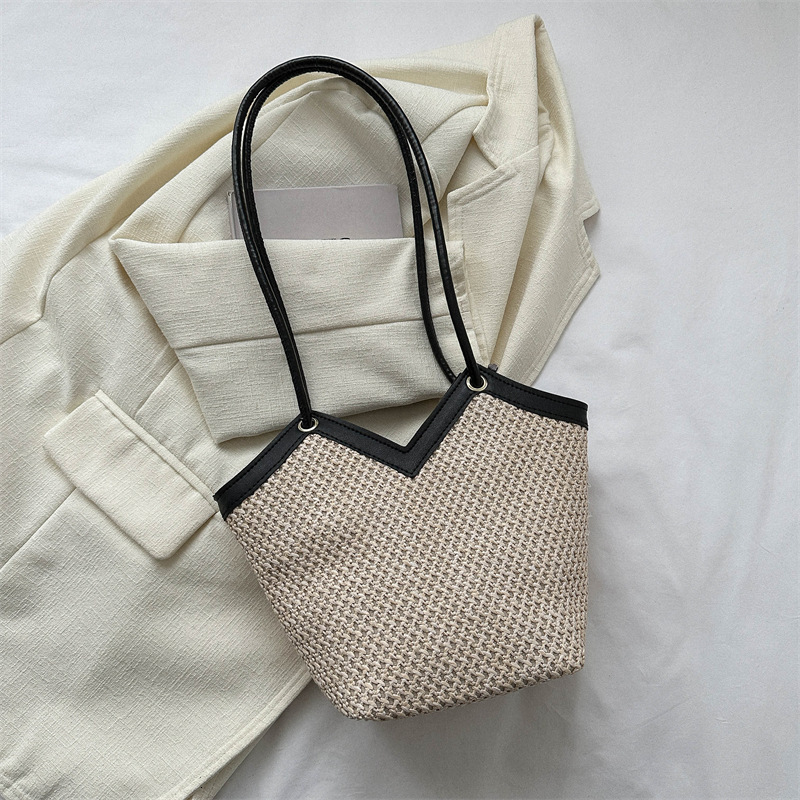 Fashion for Women New Style Simple Commuter Large Capacity Single Shoulder Underarm Stylish Tote Bag
