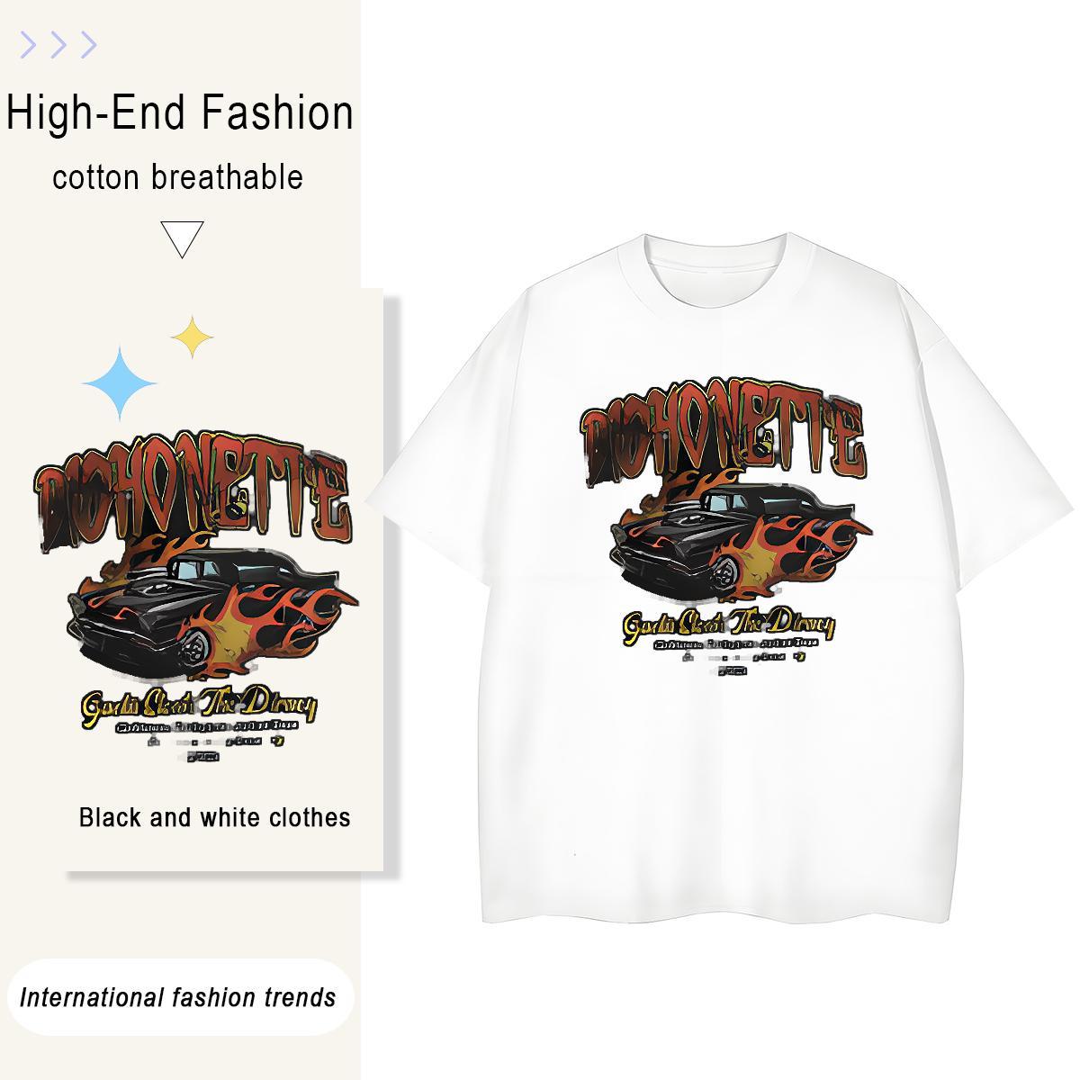 Fashion Womens T Shirts 100% Cotton 230g O-Neck Short Sleeve Sports Casual car Lady T shirt Nice Custom Printing Top Tees