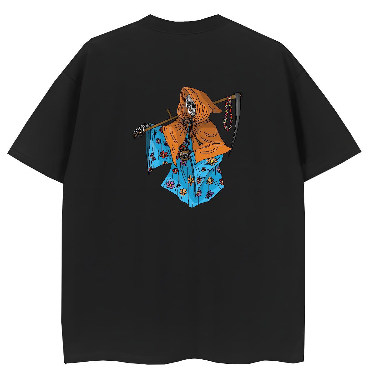 Designer T-Shirts 230g 100% Cotton Crew Neck Casual skull Women Tshirts 5A Custom Cartoon Tees