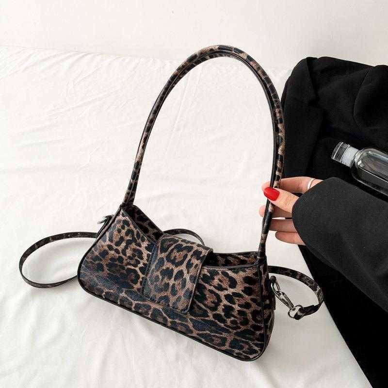 CMM Underarm Bag Leopard Print Womens Bag New Fashion Handbag Versatile Crossbody Single Shoulder Small Bag