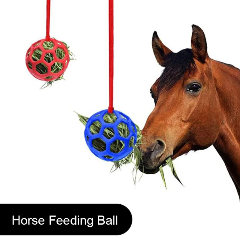 Hanging Hay Feeder Ball Horse Treat Balls Horse Sheep Forage Feeding For Horse Goat Slow Feed Hay Toy Relieve Stress Products