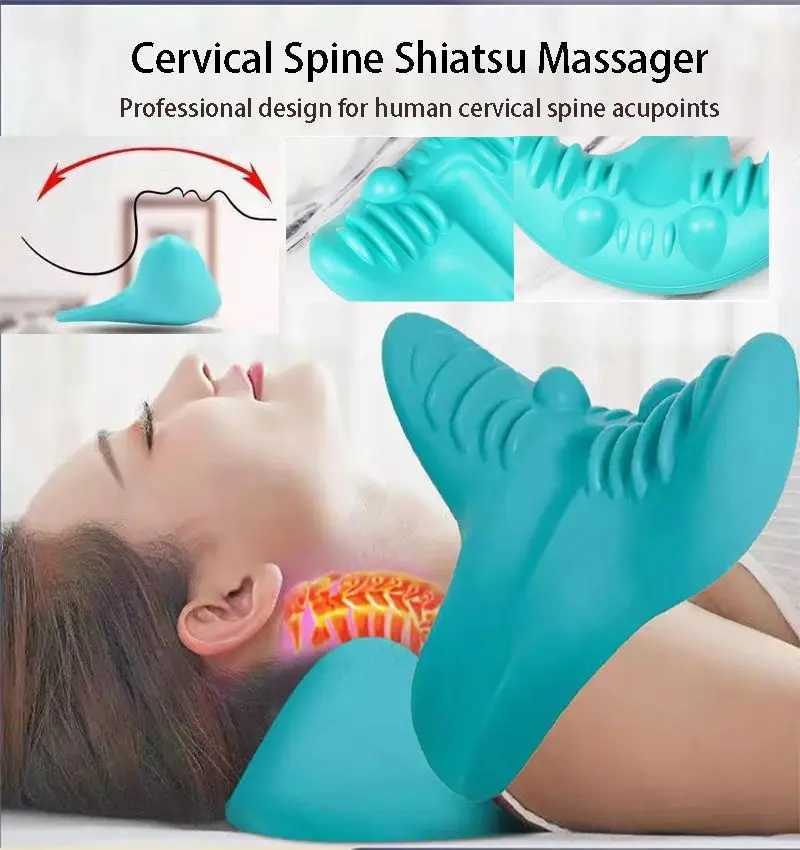 Cervical spine stretching neck and shoulder relaxor Cervical spine traction device massage pillow relieves pain Cervical spine W240819