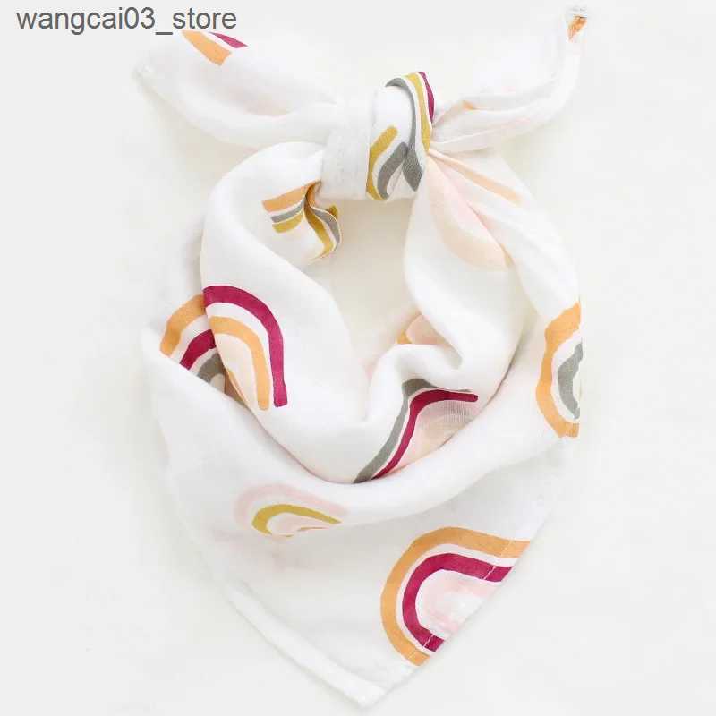 Blankets Swaddling 60*60cm Muslin Bamboo Cotton Baby Blanket Baby Newborn Blankets Newborn Swaddle Wrap Burp Cloths Towel Pielucha dropshipping L24091