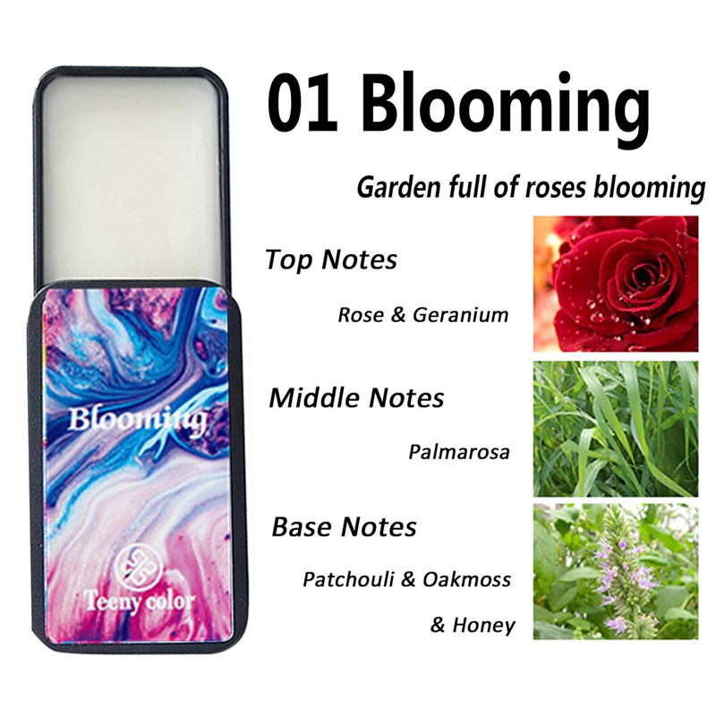 Solid Balm Solid Perfume Portable Pocket Balm Perfume Perfect for Travel Use Natural Fragrance Parfum for Men and Women