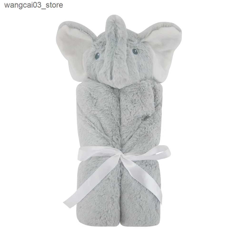 Blankets Swaddling KAVKAS Cute Newborn Baby Boys Girls Blankets Swaddle Wrap Ultra-Soft Fluffy Fleece Sleeping Cotton Soft Bedding Baby Stuff L240910