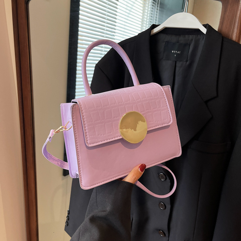 Personalized small square bag new Korean style trendy shoulder casual crossbody bag, fashionable and simple handbag