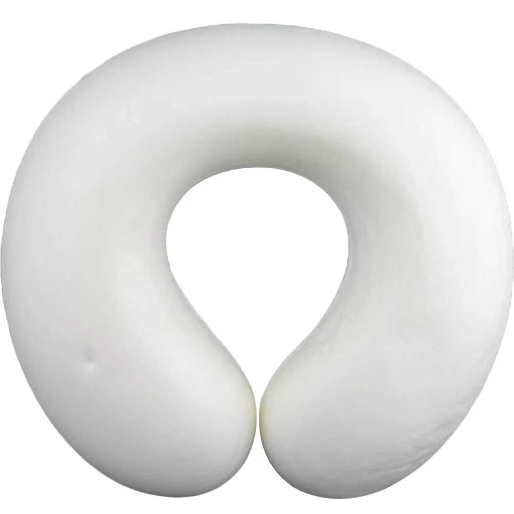 Massage pillow neck pillow U-hole face pillow Spa hollow face pillow memory foam neck pad W240819