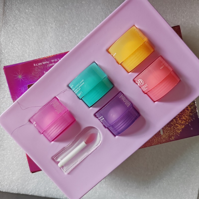 Midnight Minis 3G*5 Lip Mask Set Makeup Lip Balm Beauty Cosmetics