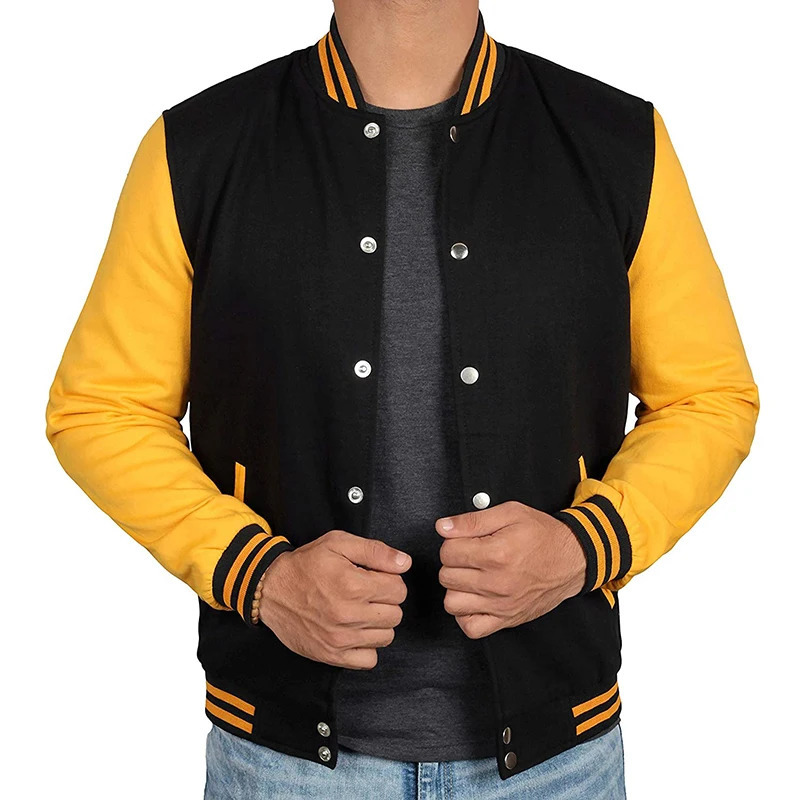 English name Mens Varsity Jackets High School Baseball Letterman Bomber Jacket Man 241011