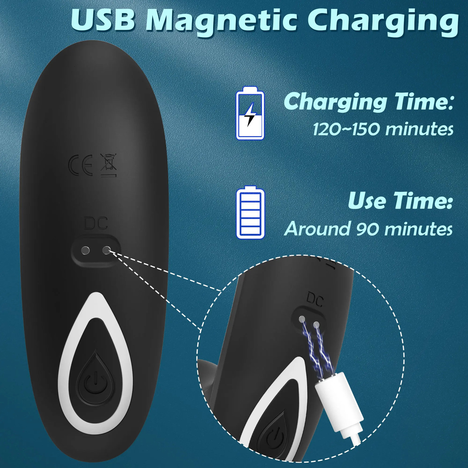 Stimulating prostate massager Bluetooth application vibrator suitable for men women 241009