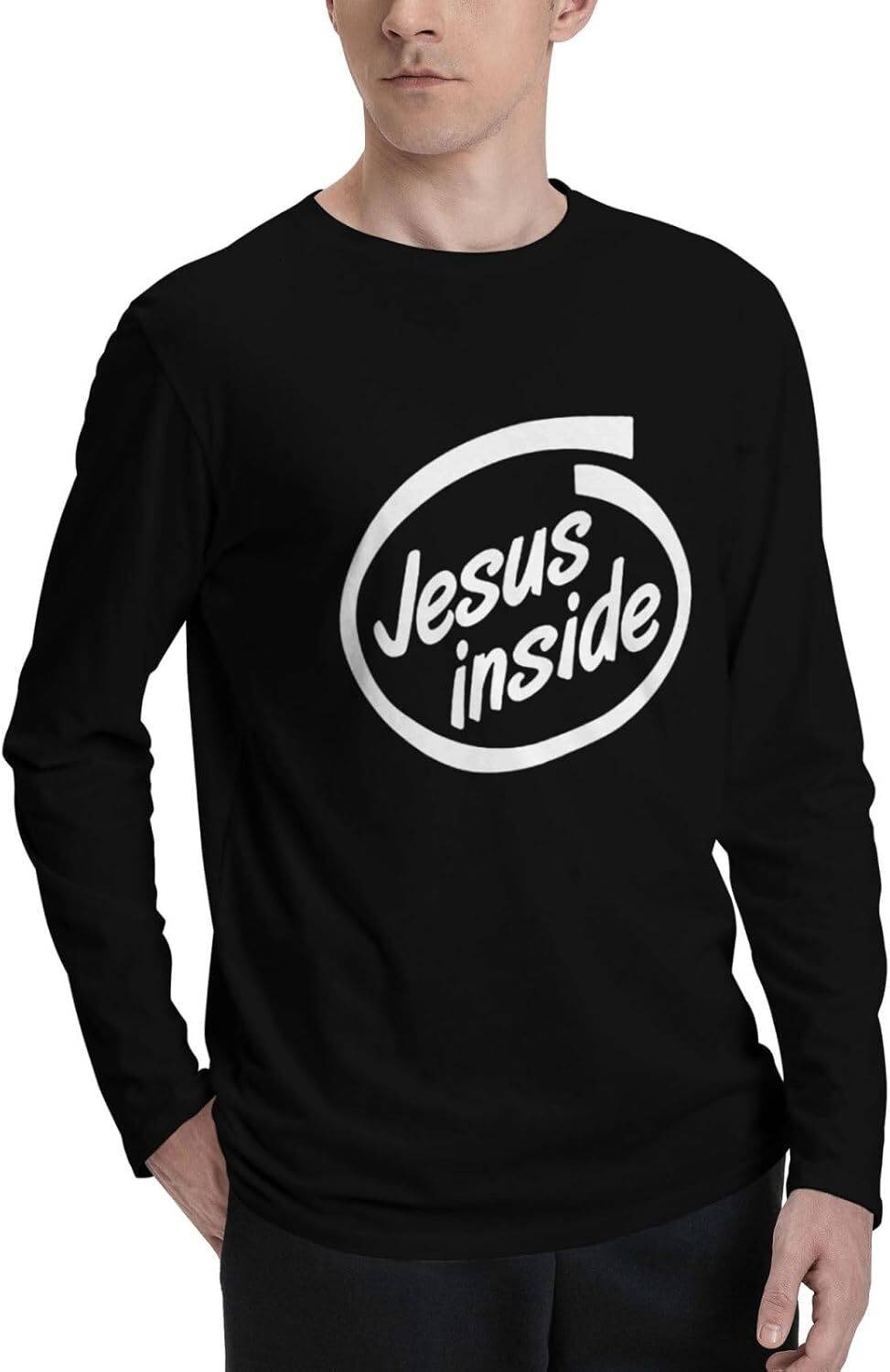 Long Sleeve Shirts for Men sweatshirt Religious Christian Faith Jesus T-Shirt Long Sleeve Tee Men's Womans Comfortable