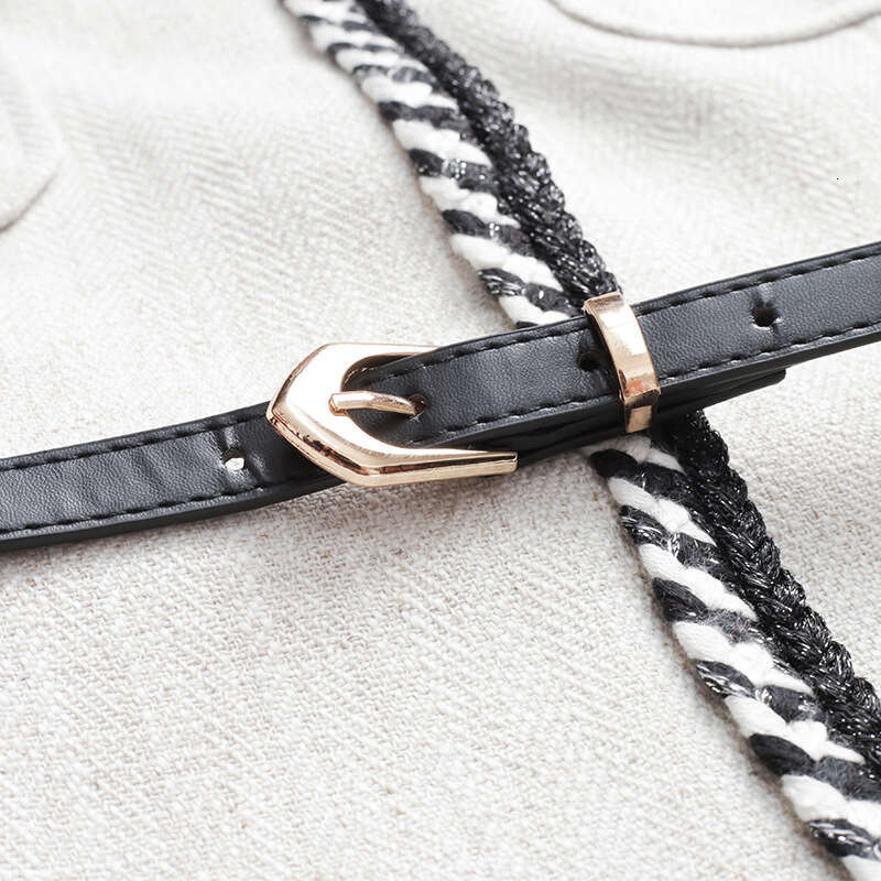 Smart and luxurious high-end autumn 2024 new slim fit round neck jacket over knee fish tail skirt two-piece set