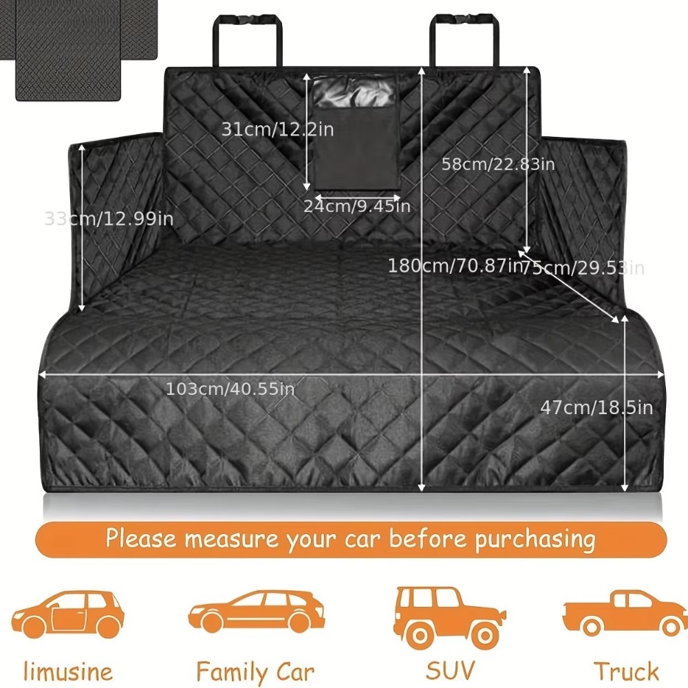free shipping Carrier Wear-resistant Dog Car Seat For SUV Waterproof Portable Durable Liner Cover Protects Vehicle Easy To Install Free shipping
