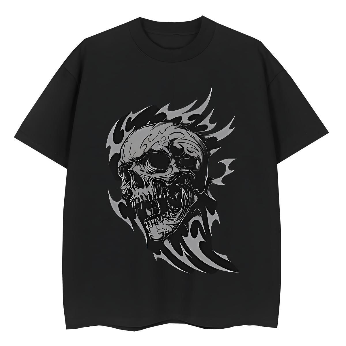 Designer T-Shirts for Women 230g 100% Cotton Breathable Short Sleeve Home Outdoor halloween Womens Tshirts Unisex DIY Printed Tees Shirts