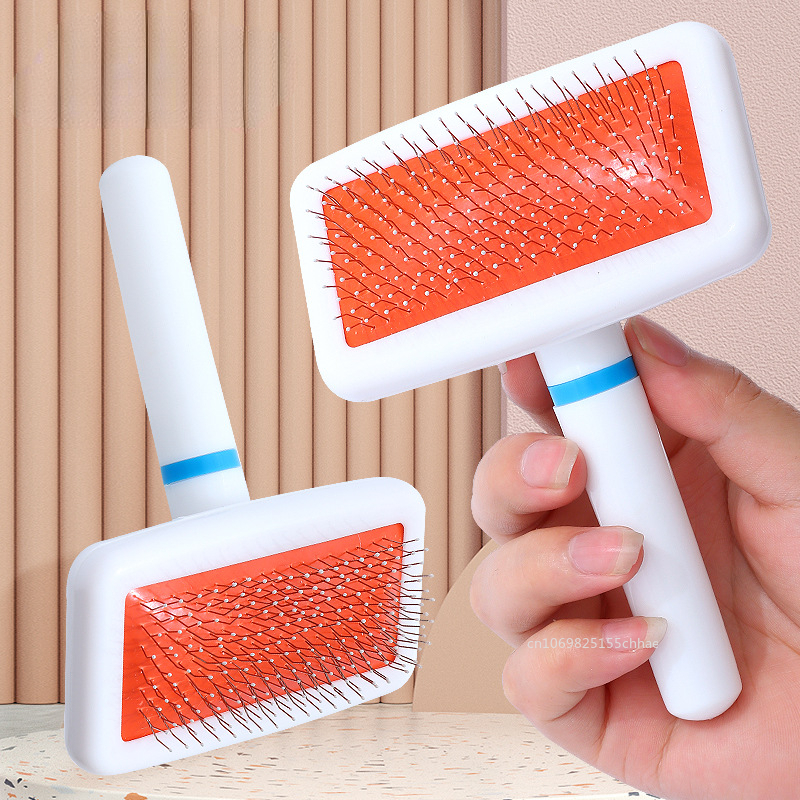 Self Cleaning Pet Brush Comb Dog Grooming Hair Remover Combs Brush Floating Hair Small Pet Grooming Brush Cat Supplies