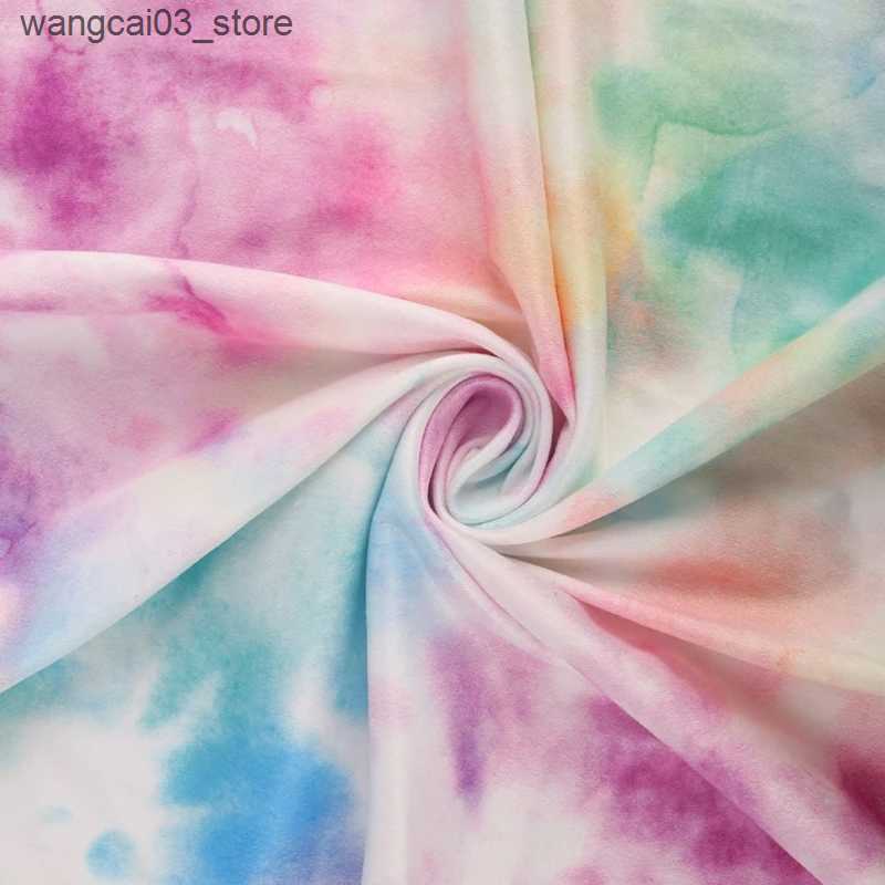 Blankets Swaddling Baby Receiving Blanket Headband Set Infant Floral Printing Swaddle Muslin Wrap Newborn Photography Prop Blankets For Newborn L24091