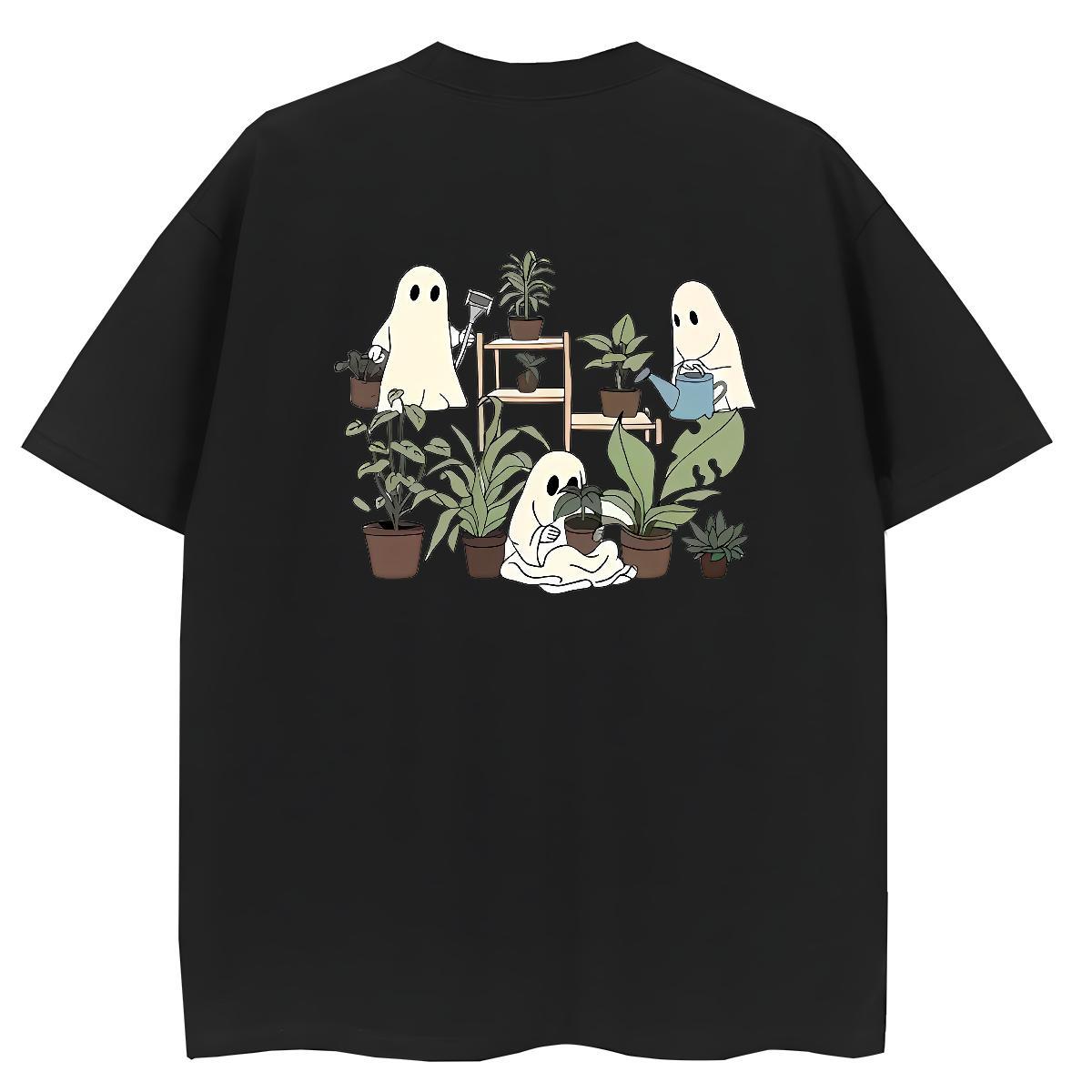 TOP Quality T Shirt For Woman 230g Pure Cotton Short Sleeve O-Neck Spring Summer halloween Women Tshirts Soft Custom Print Oversized Tees Shirts