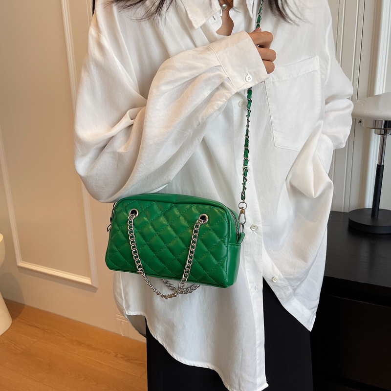 New Women's Fashion Crossbody Casual Simple Shoulder Chain Trendy Small Square Bag