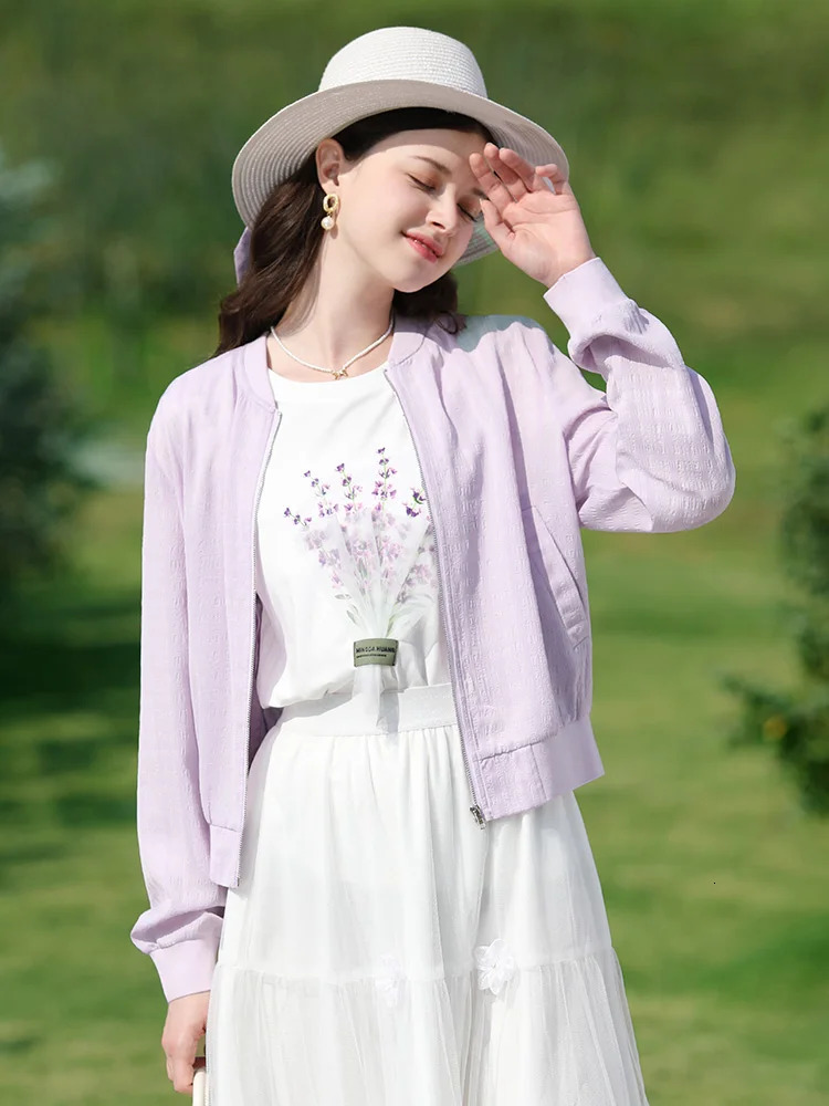 I believe you French womens jacquard jacket spring/summer lightweight loose and mild soft baseball uniform 2241185552 240930