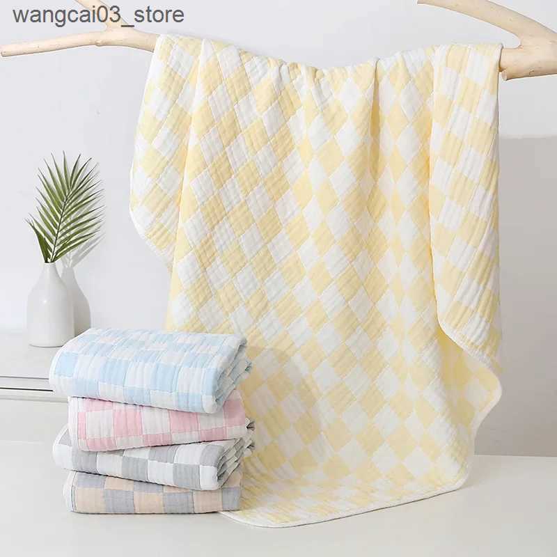 Blankets Swaddling Bamboo Muslin Blanket 6 Layer Gauze Cotton Receiving Blankets Soft Baby Swaddle Wrap Blanket Bed Blankets Baby Born Bath Towel L240