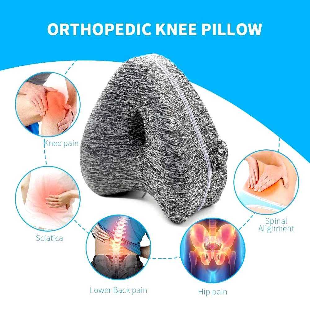 Orthodontic leg pillow memory foam ergonomic side sleeping knee pillow back pain leg pad sleep W240819