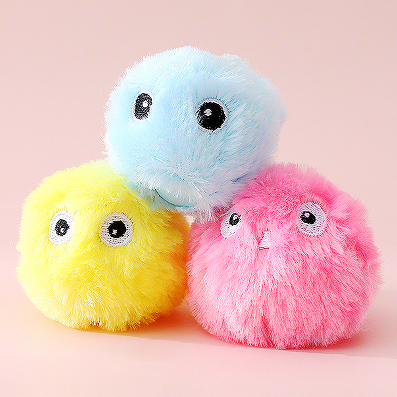 Smart Cat Toys Interactive Ball Catnip Cat Training Toy Pet Playing Ball Pet Squeaky Supplies Pet Product Squeak Toy Ball