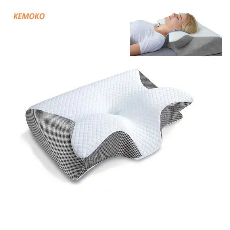 Butterfly Sleep Memory Neck pillow Slow Rebound Comfort Memory foam sleep Clinical Orthopedic Neck pillow massage bed pillow W240819