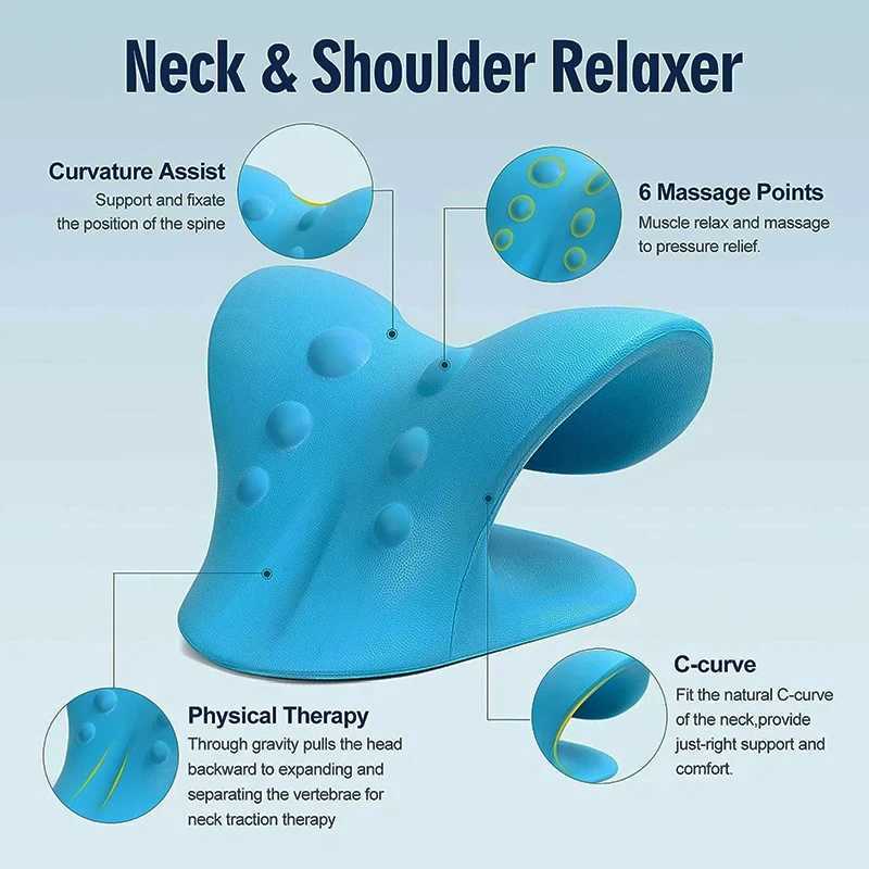 Neck shoulder stretching relaxation traction device hump corrector spinal alignment spinal alignment pain relief W240819