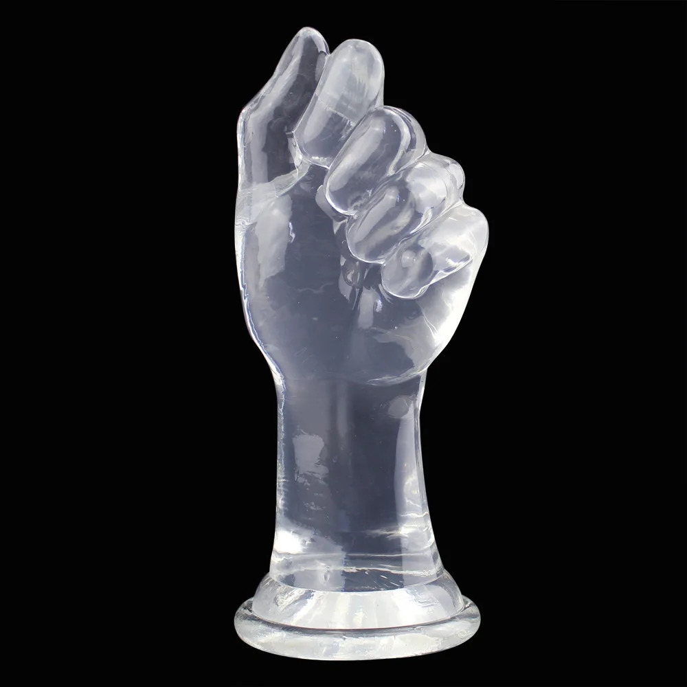 Transparent Palm Anal Plug Dildo Arm Shape Buttocks Soft Fist Buttocks G-Spot Stimulation Anal Expansion Sex Toy 241010
