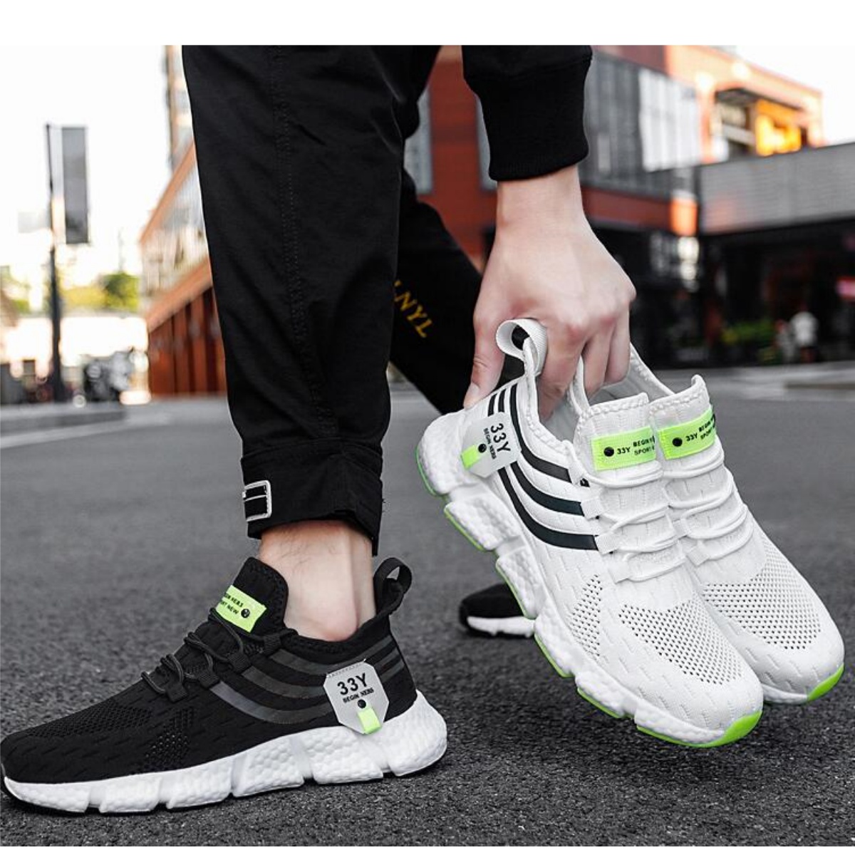 Women Sneakers 2023 New Mesh Breathable White Running Platform Shoes Comfortable Outdoor Sports Men Brand Shoes Tenis Masculino