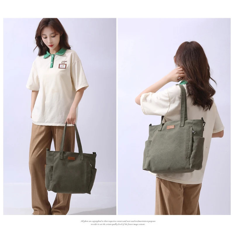 Womens handbag large capacity handbag student shoulder bag womens handbag 241008