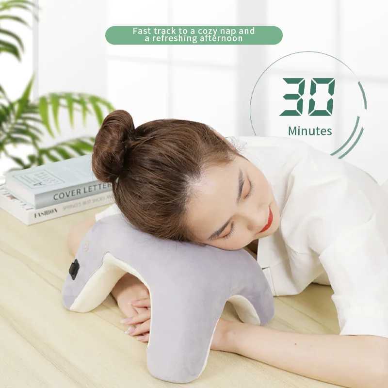 Bluetooth back massage pillow electric head waist neck body massager car back waist spine with heating vibration charging W240819
