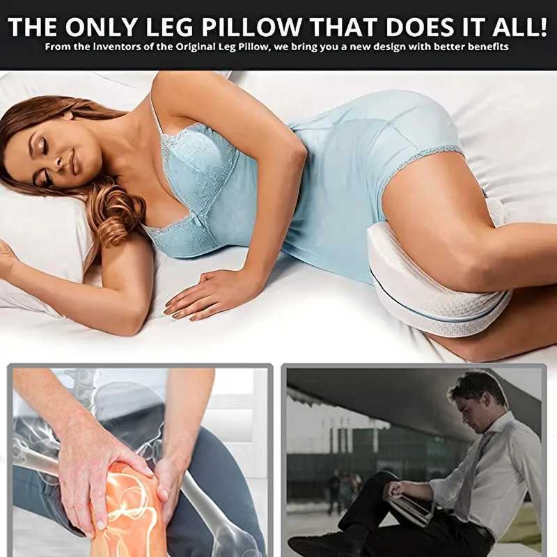 Body Memory Cotton Leg Pillow for Joint Pain Relief in the Lower Back and Legs Scientific Cushion for Anti Slip High Foot Mat for Home Use W240819