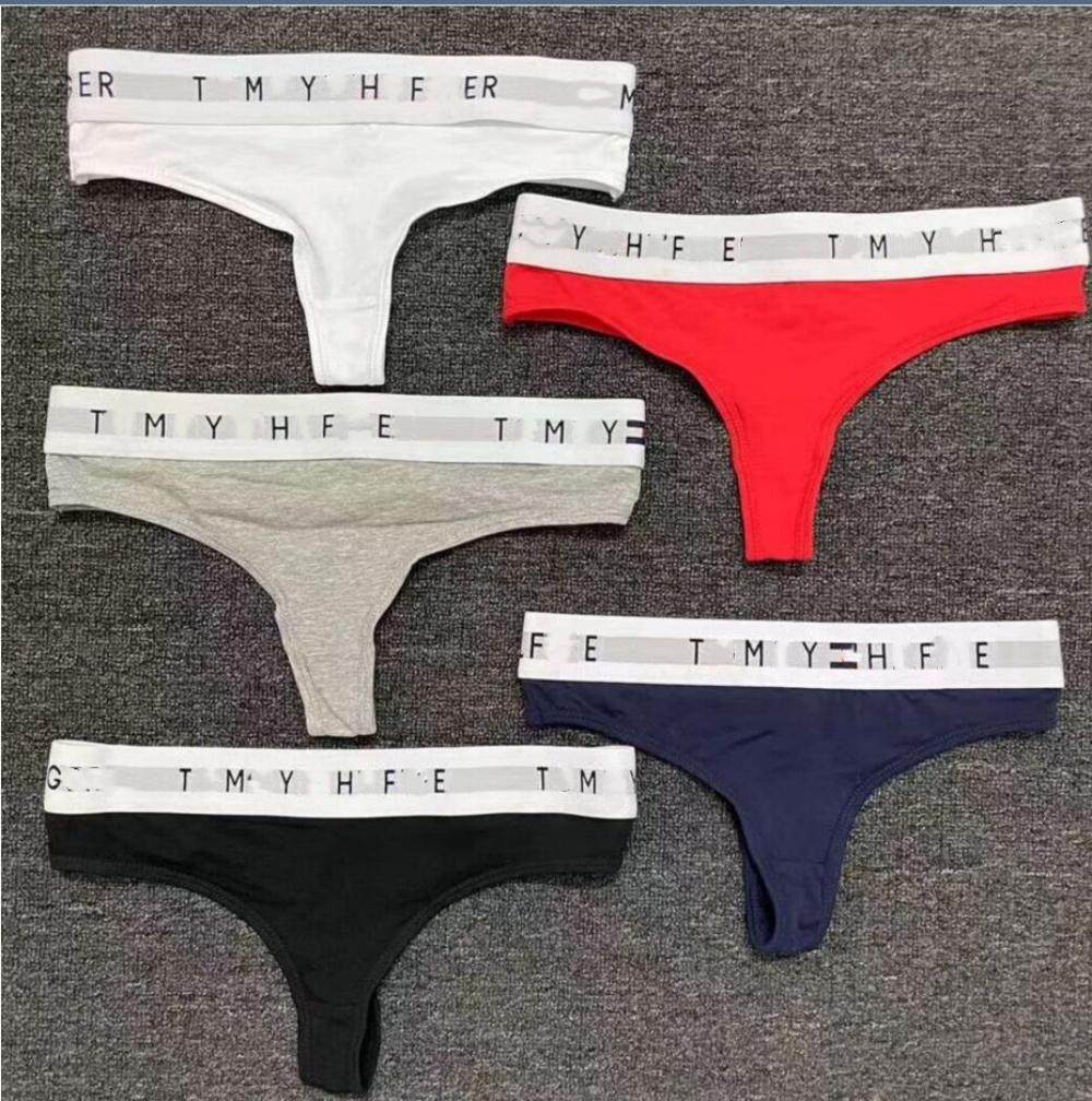 2025 Fashion Femmes Sexy Panties T Coton respirant confortable Coton brodé de la tête de la tête de la tête de la femme