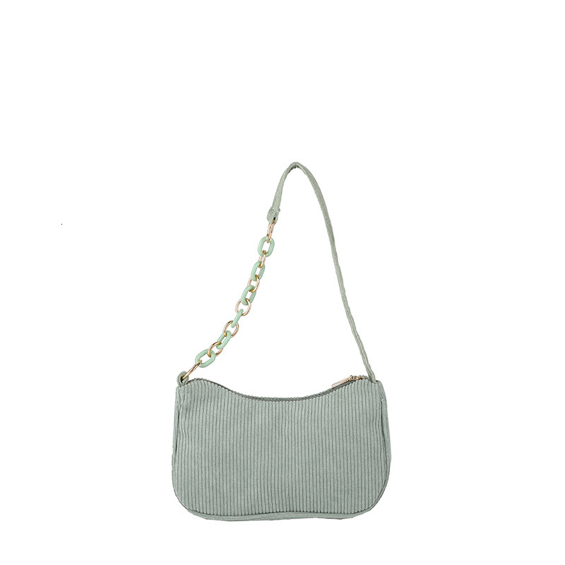 version of literary artistic cloth simple and casual velvet single shoulder women's solid color mini crossbody bag, portable canvas bag