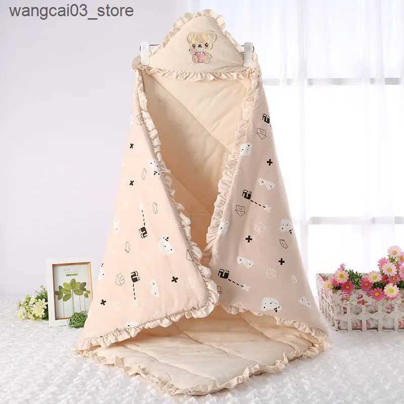 Blankets Swaddling Newborn Pure Cotton Blanket Winter Warm Anti-kick Baby Swaddling Blanket Cartoon Wrapping Blankets Baby Cute Bedding Quilt L240910