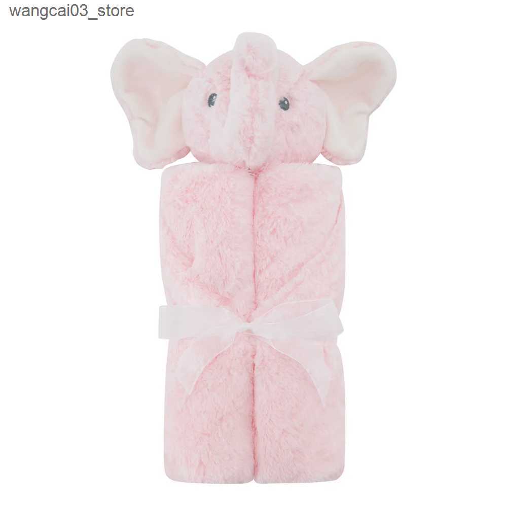 Blankets Swaddling KAVKAS Cute Newborn Baby Boys Girls Blankets Swaddle Wrap Ultra-Soft Fluffy Fleece Sleeping Cotton Soft Bedding Baby Stuff L240910