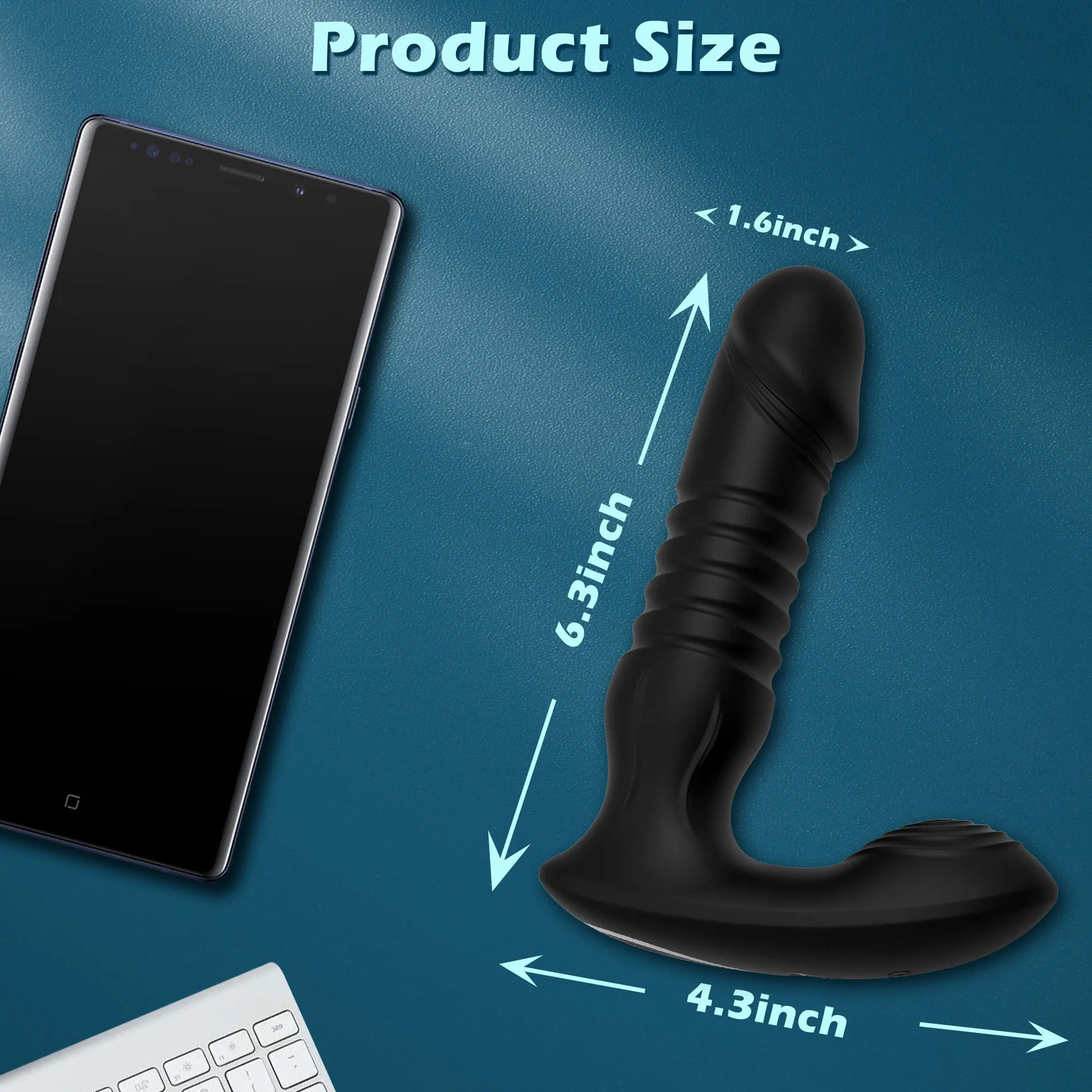Stimulating prostate massager Bluetooth application vibrator suitable for men women 241009