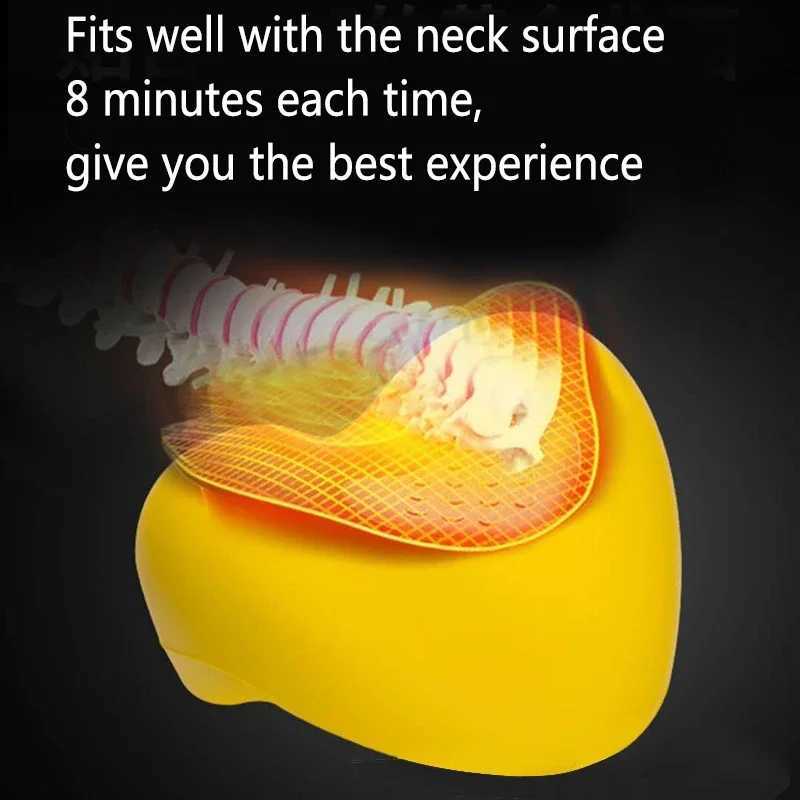 Neck massage pillow Cervical spinal nerve traction device for neck and shoulder massage pillow for pain relief SPA anti slip shower pillow W240819