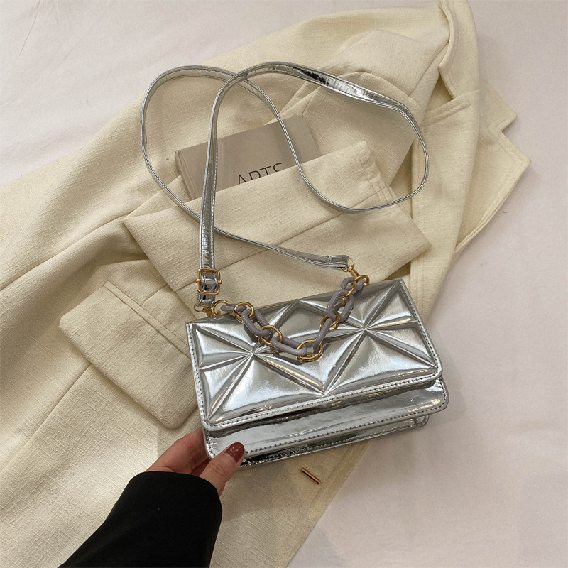 Niche popular chain handbag small square new fashion shoulder casual crossbody women's bag