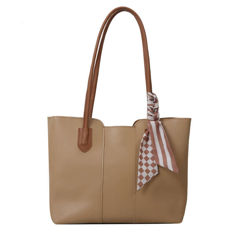Daily commuting large capacity women's class bag, tote 2024 new simple and fashionable shoulder bag